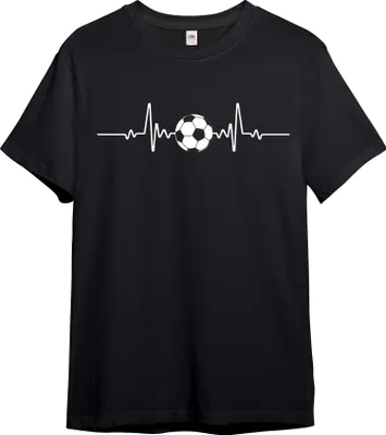 Produktbild von PAULGOS Kinder T-Shirt, Herzschlag mit Fußball