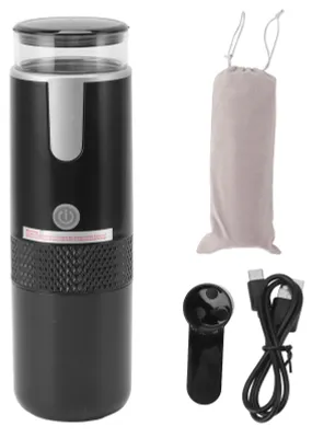 Tragbare Espressomaschine für Kapseln & gemahlenen Kaffee, Camping