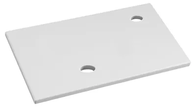Produktbild von Sapho MINOR Waschbecken Platte 40x22,5cm, Waschtischarmatur rechts, Gussmarmor, Weiß