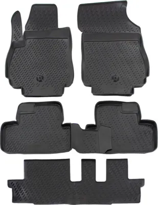 Image de 3D Tapis De Sol en Caoutchouc Exclusive Pour Chevrolet Orlando 2011-2018 5pcs, Bord Haut, Noir, Antidérapant, Toutes Saisons