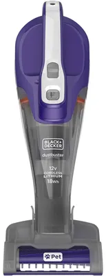 Produktbild von Black & Decker DVB315JP, Trocken, Filterung, Beutellos, Violett, 0,4 l, Akku