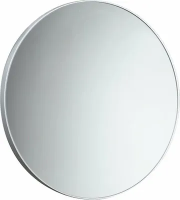Image de Miroir rond dans cadre plastique ø 60cm, blanc