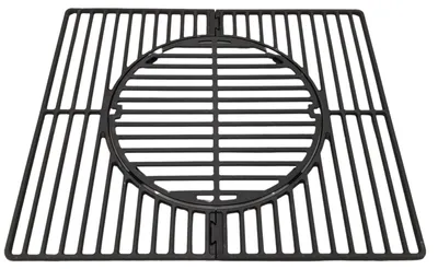 Image de Landmann Grille de cuisson en fonte Plaque de cuisson 51x44,5cm Grille de cuisson en fonte amovible