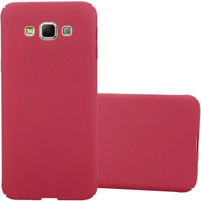 Produktbild von Cadorabo Schutzhülle für Samsung Galaxy A7 2015 Hülle in Rot Etui Hard Case Handyhülle Cover