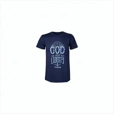 Produktbild von Uncharted 4 T-Shirt -S- God and Liberty, blau