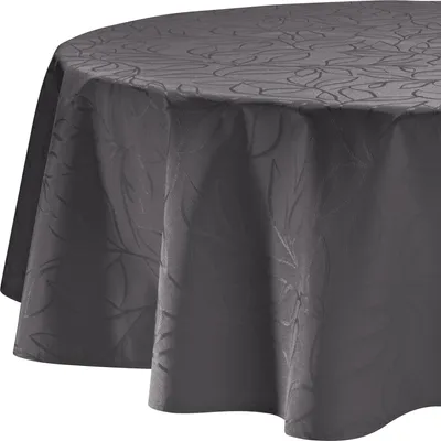 Produktbild von Erwin Müller Outdoor-Tischdecke Terrassa" anthrazit oval: 140x190 cm"