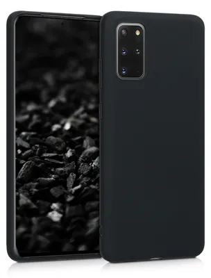 Produktbild von kwmobile Handyhülle für Samsung Galaxy S20 Plus Hülle - TPU Case - Kabelloses Laden - Schutzhülle Cover in Schwarz matt