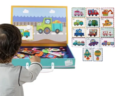 Obrázok produktu pre Magnetické puzzle a stavebnice pre najmenšie deti