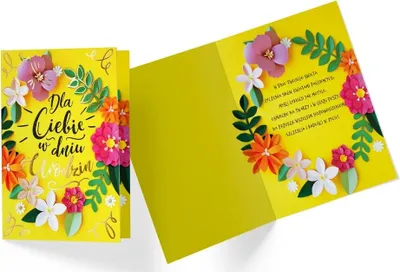 Produktbild von Geburtstagsgrußkarte für eine Frau - Blumen