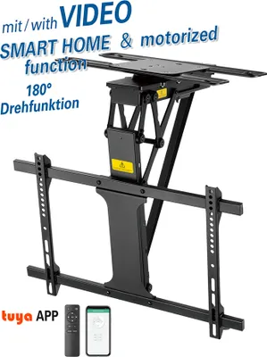 Produktbild von my wall HL 47 ML TV Deckenhalter klappbar motorisiert 32 - 75 Zoll Fernseher Smart Home