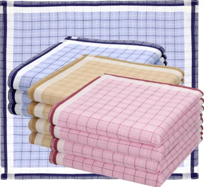 Produktbild von Betz 12 Stück Damen Stoff Taschentücher Set Chanelle 2 Größe 28x28 cm bzw 30x30 cm 100% Baumwolle Farbe - Dessin 127 28x28 cm