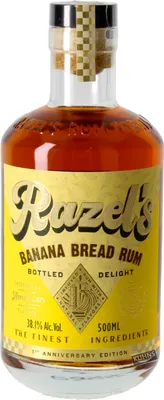 Produktbild von Razel's Banana Bread Rum 0,5l 38,1% vol.