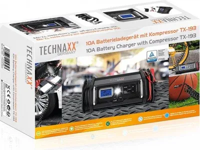 Immagine prodotto di Caricabatterie TECHNAXX TX-193, 10 A, con compressore