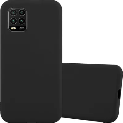 Image de Cadorabo Housse pour Xiaomi Mi 10 LITE en CANDY NOIR Housse de protection en silicone TPU flexible Back Case Cover Etui Handy Hülle