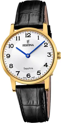 Produktbild von Festina Damen Uhr Swiss Lederarmband schwarz D2UF20017/5