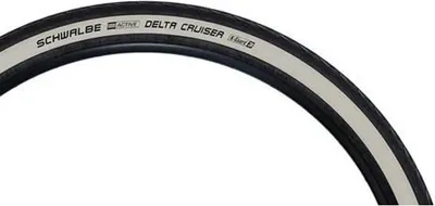Obrázok produktu pre Schwalbe 37-590 DeltaCruiser Plus Active PunctureGuard E-25 Wire Green Compound whitewall-