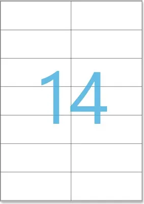 Image de Lot de 10 planches a4 de 14 étiquettes spéciales adresse 10 5 x 4 25 cm   140 étiquettes