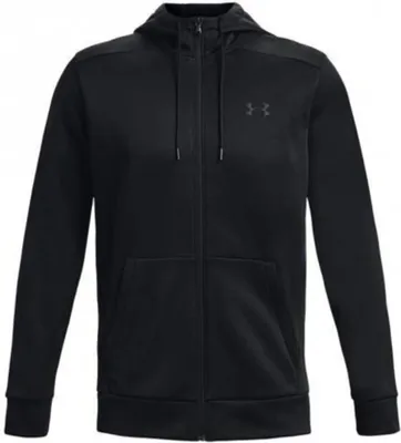 Produktbild von Under Armour Ua Armour Fleece Fz Hoodie Black Black L