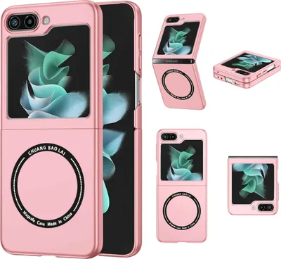 Immagine prodotto di Per Samsung Galaxy Z Flip5 5G Magnet Magsafe Design Custodia per telefoni cellulari Rosa