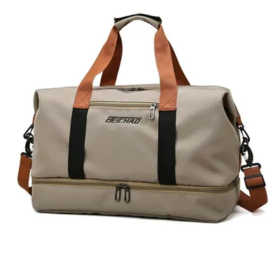 Produktbild von Reisetasche Fitnesstasche,Sporttasche,Große Umhängetasche mit Schuhfach&Nassfach,Schultergurt, für Yoga, Schwimmen, Tourismus, Fitness