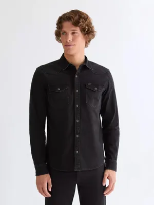 Zdjęcie produktu dla Koszulki męskie Wrangler, model 112378472, kolor czarny