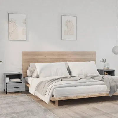 Produktbild von vidaXL Nachttische 2 Stk. Grau Sonoma Holzwerkstoff