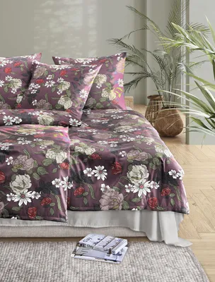 Produktbild von Irisette GmbH & Co. KG Mako-Satin Bettwäsche Set Wave 8625 Farbe multi Größe 155x220+80x80