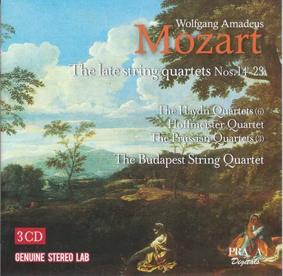 Obrázok produktu pre Wolfgang Amadeus Mozart (1756-1791): Sláčikové kvartetá č. 14-23 - - (CD / S)