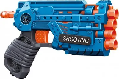 Produktbild von Kompakter Spielzeug Blaster Mini mit Turbo-Funktion und 6-Schuss-Magazin