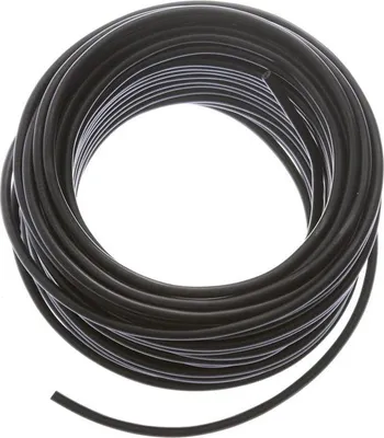 Obrázek produktu pro Hadicové vedení 25 m flexibilní kabel 2 x 0,5 mm PVC kabel plochý černý
