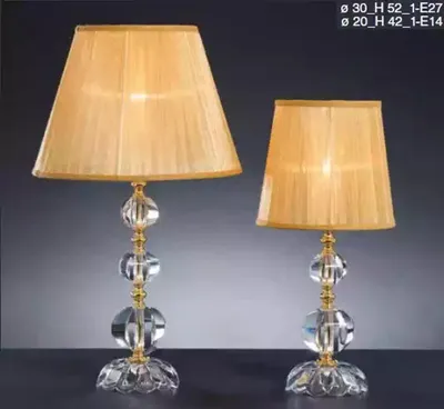 Produktbild von Klassische Kristall Tischlampe Kristallkronleuchter Stilvolle Lampe Neu