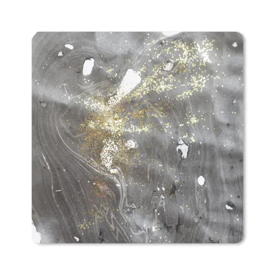 Produktbild von MuchoWow® Mauspad Mousepad Marmor - Gold - Luxus - Weiß 30x30 cm - Mousepads - Maus Mat - Pad - Mausunterlage - Gaming
