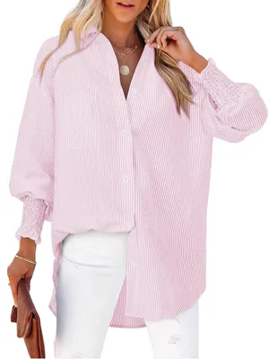 Immagine prodotto di Elegante camicetta da donna con scollo a V e maniche lunghe