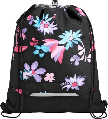 Produktbild von coocazoo Sportbeutel Gym Bag Floral Artnight schwarz