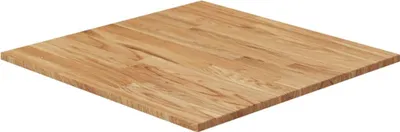 Produktbild von The Living Store Tischplatte Quadratisch Hellbraun 80x80x1,5cm Behandelte Eiche