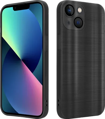 Zdjęcie produktu dla Cadorabo pokrowiec ochronny na Apple iPhone 14 w kolorze czarnym pokrowiec na telefon komórkowy silikonowe etui TPU Etui