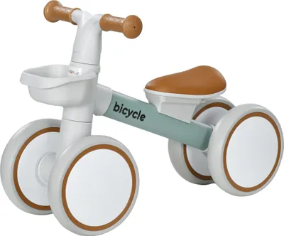 Produktbild von Laufrad, verstellbarer Sitz, Flüsterräder, für 1-3 Jahre, bis 20 kg, Grün/Weiß