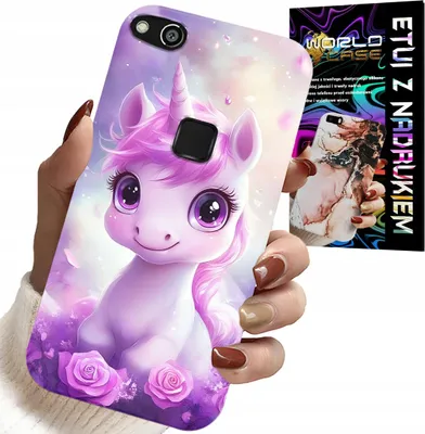 Immagine prodotto di Custodia Per Huawei P10 Lite - Simpatico Unicorno, Design Per Custodia Per Bambini