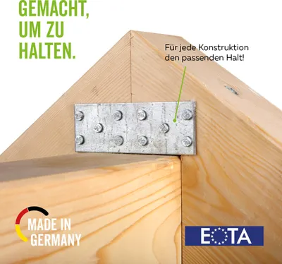 Produktbild von Alberts 820824 Lochplatte, sendzimirverzinkt, 400 x 160 mm, 5er Set