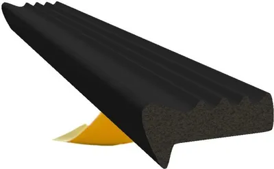 Produktbild von Fensterdichtung Türdichtung Gummidichtung E-Profil EPDM 13.5×6.4mm 30m Schwarz selbstklebend