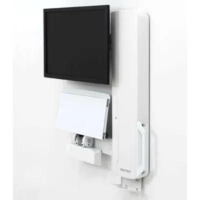 Produktbild von Ergotron 61-081-062, 13,6 kg, 61 cm (24"), 75 x 75 mm, 100 x 100 mm, Höhenverstellung, Weiß