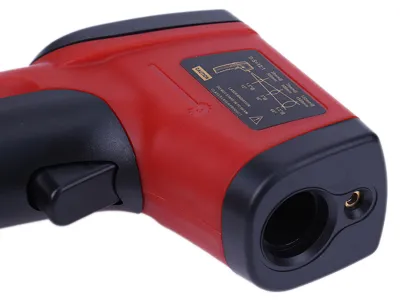 Image de Thermomètre infrarouge numérique, laser, pistolet de température industriel, sans contact, avec rétroéclairage, -50 à 380 °C (ne convient pas pour les personnes). Bat