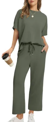 Productafbeelding van Elzusha - 2-Piece Zomer Outfit met Top en Broek