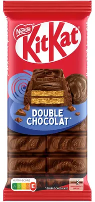 Image de Nestlé KitKat Tablet Double Choclate gaufrette croustillante au chocolat 99g