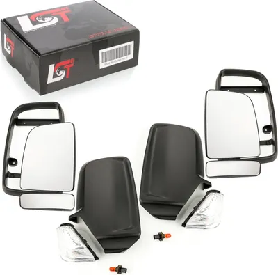 Produktbild von 2x Außenspiegel Set Kappe Blendring Spiegel für Mercedes für VW 2008-2010