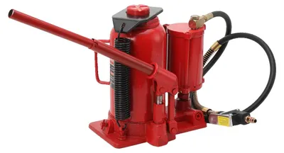 Image de Transpalette hydraulique pour camion, structure en acier, capacité de charge de 20 tonnes, hauteur maximale de 51 cm, hauteur minimale de 26 cm, pression de travail de 120 à 200 psi