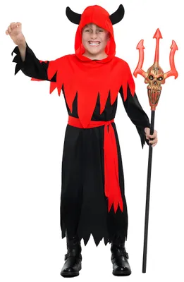 Produktbild von Boland 6782137, Maskenkostüm, Kind, Männlich, Devil, 5-6 years, Polyester