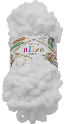 Produktbild von Alize Puffy (100g/9m) 55 weiß