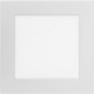 Productafbeelding van Open haard rooster 17x17 - Wit haardaccessoire