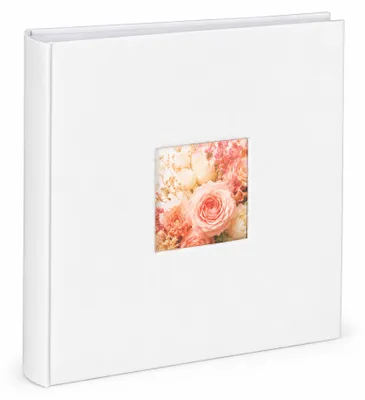 Produktbild von Flair Fotoalbum 30x30 cm 100 weiße Seiten Seiten Jumbo Buchalbum Fotobuch - Farbe: Weiß